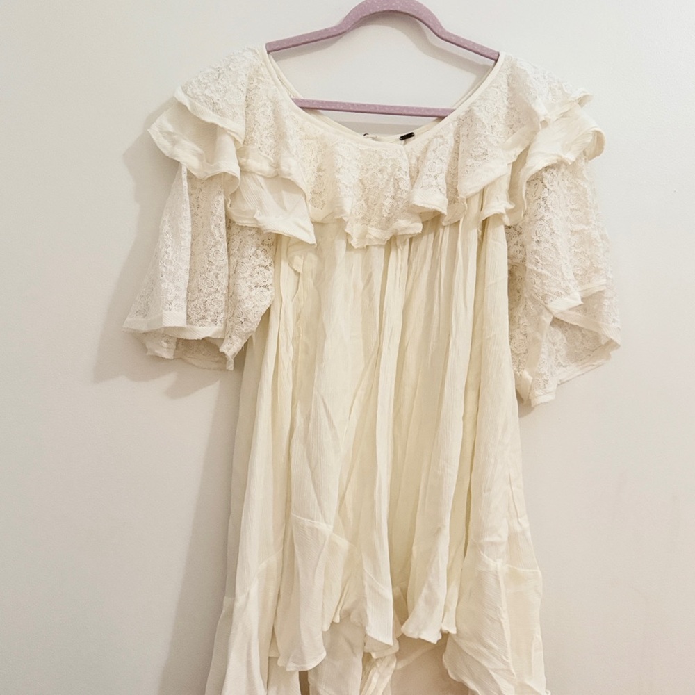 Free People Rush for Ruffles Romper. Medium.